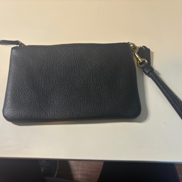 Coach black wristlets with gold rivets - Picture 2 of 3